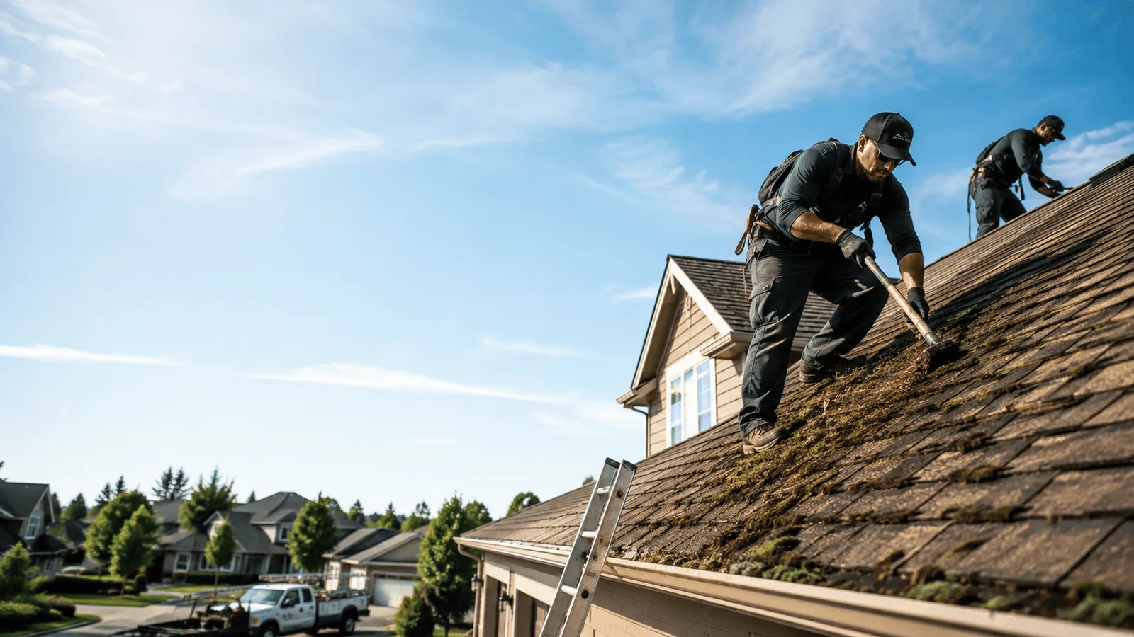 Roof Moss Removal in Thompson, ND near me